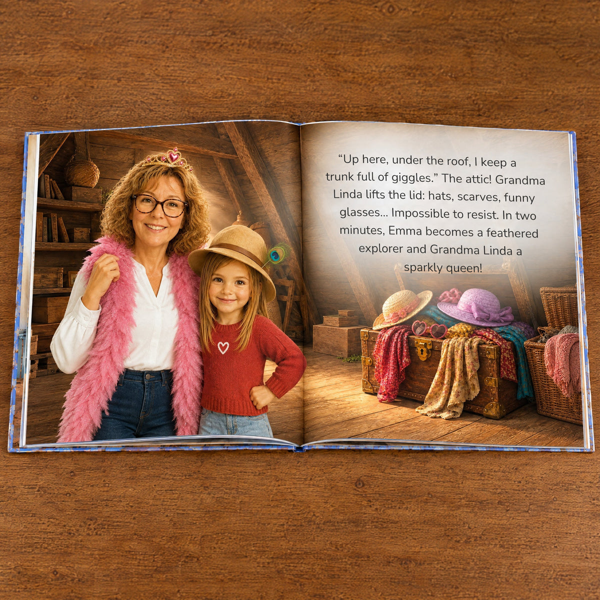 Open book: dressing up in the attic with Grandma Linda